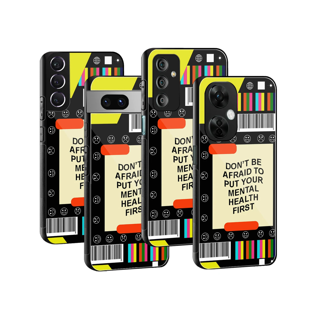 Stylish Glass Back Case for All Smartphones iPhone, Samsung, OnePlus, Pixel, Redmi, Oppo, Vivo, Motorola