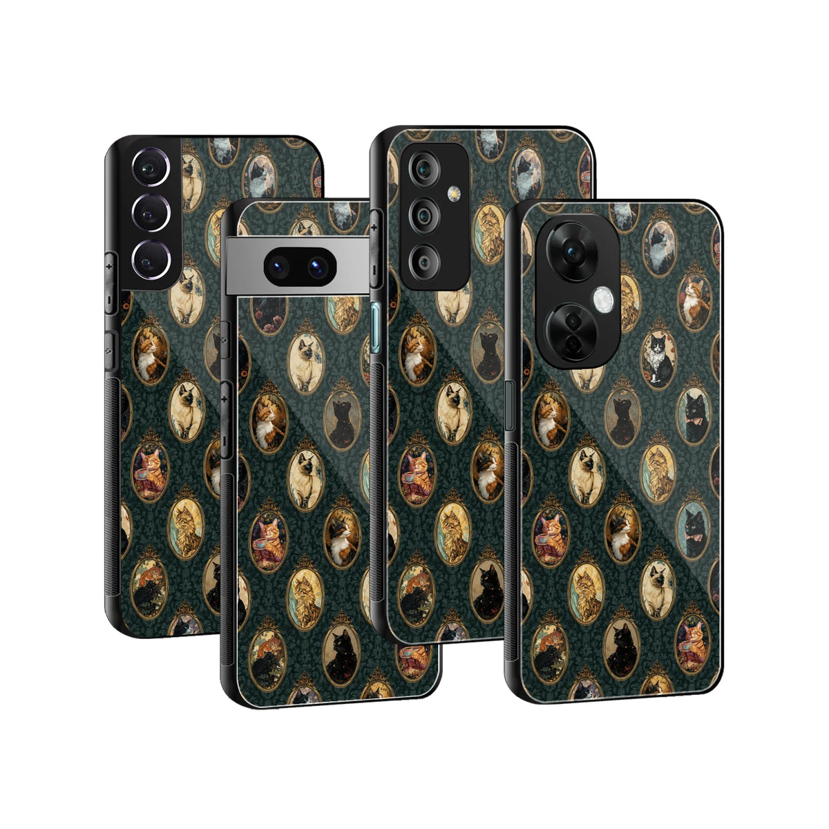 Stylish Glass Back Case for All Smartphones iPhone, Samsung, OnePlus, Pixel, Redmi, Oppo, Vivo, Motorola
