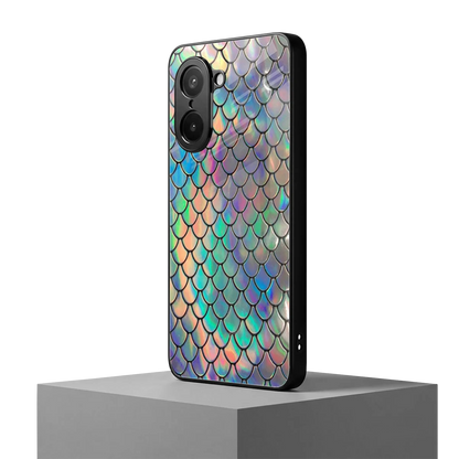 Mermaid oneplus nord ce5 5g mobile cover | shockproof glass phone case