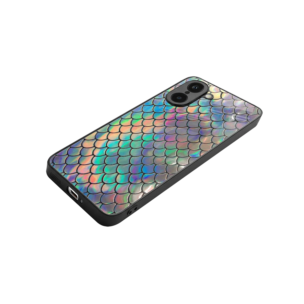 Mermaid stylish phone case for oneplus nord ce5 5g | glossy glass and slim fit