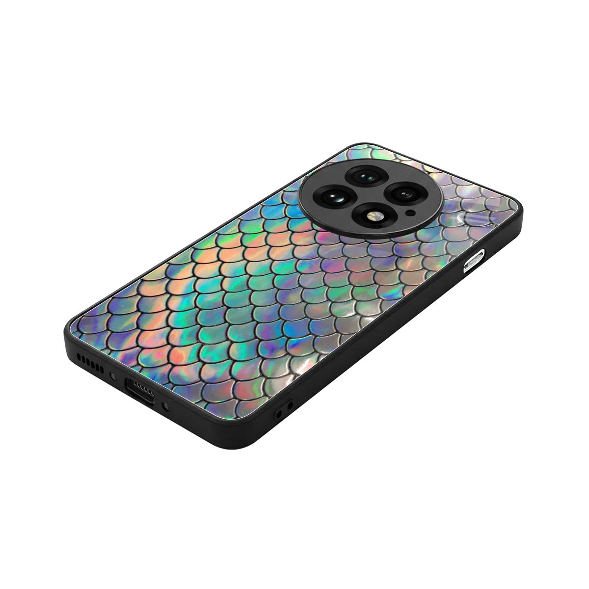 Mermaid stylish phone case for oneplus 13 | glossy glass and slim fit