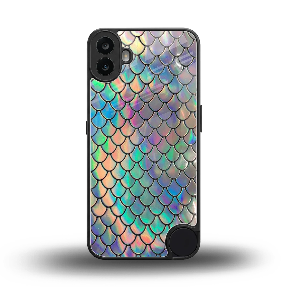 Mermaid back phone cover | glass case for cmf nothing phone 1