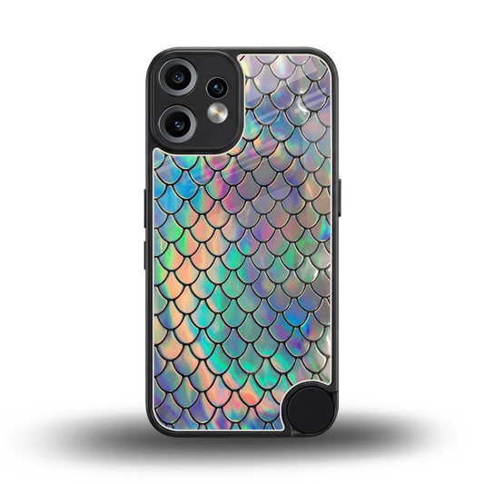 Mermaid back phone cover | glass case for cmf nothing phone 2 pro