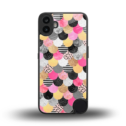 Mermaid Glow back phone cover | glass case for cmf nothing phone 1