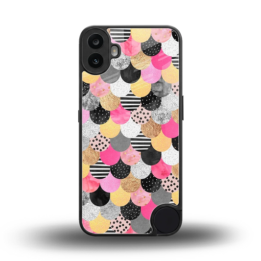Mermaid Glow back phone cover | glass case for cmf nothing phone 1