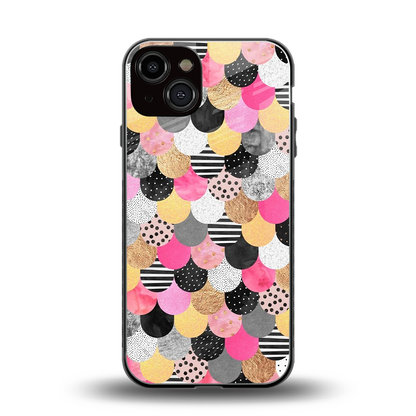 Mermaid Glow back phone cover | glass case for iphone 13