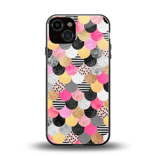 Mermaid Glow back phone cover | glass case for iphone 13