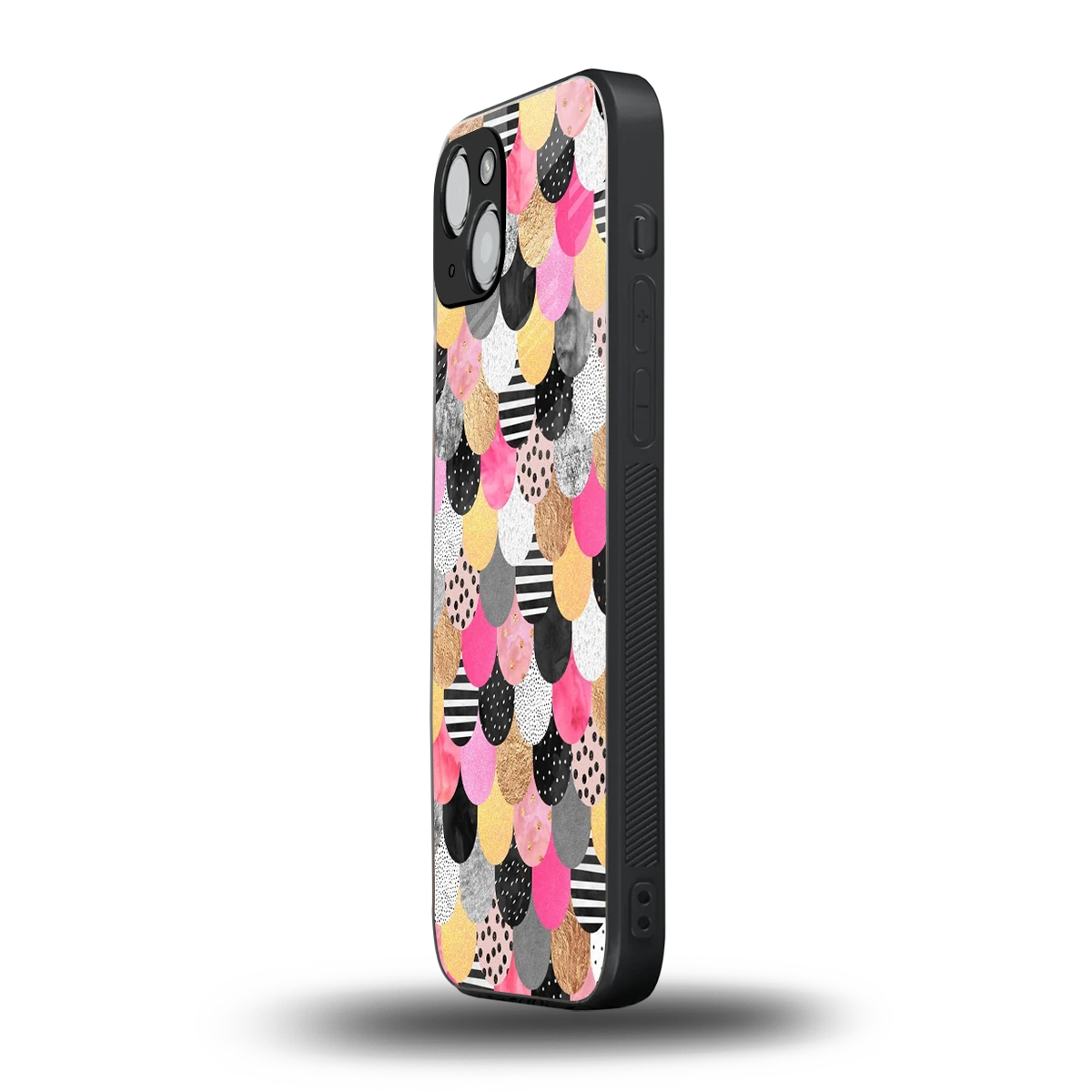 Mermaid Glow iphone 14 plus mobile cover | shockproof glass phone case