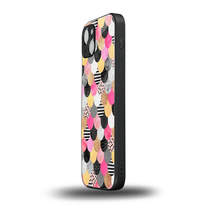 Mermaid Glow iphone 14 plus mobile cover | shockproof glass phone case