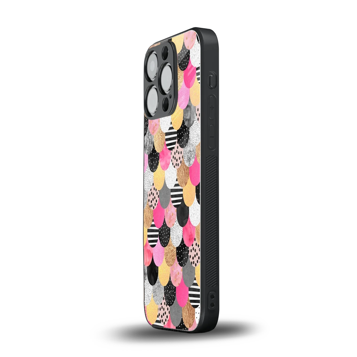 Mermaid Glow iphone 15 pro mobile cover | shockproof glass phone case