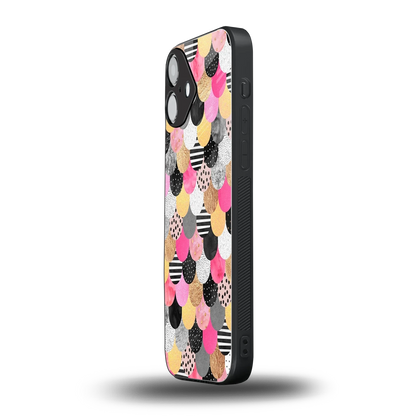 Mermaid Glow iphone 16 plus mobile cover | shockproof glass phone case