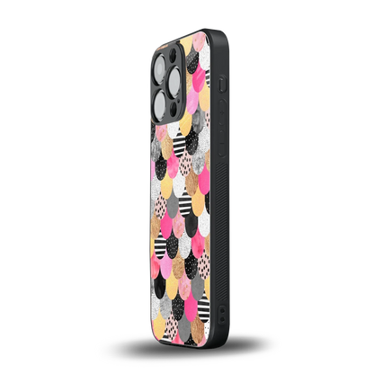 Mermaid Glow iphone 16 pro mobile cover | shockproof glass phone case