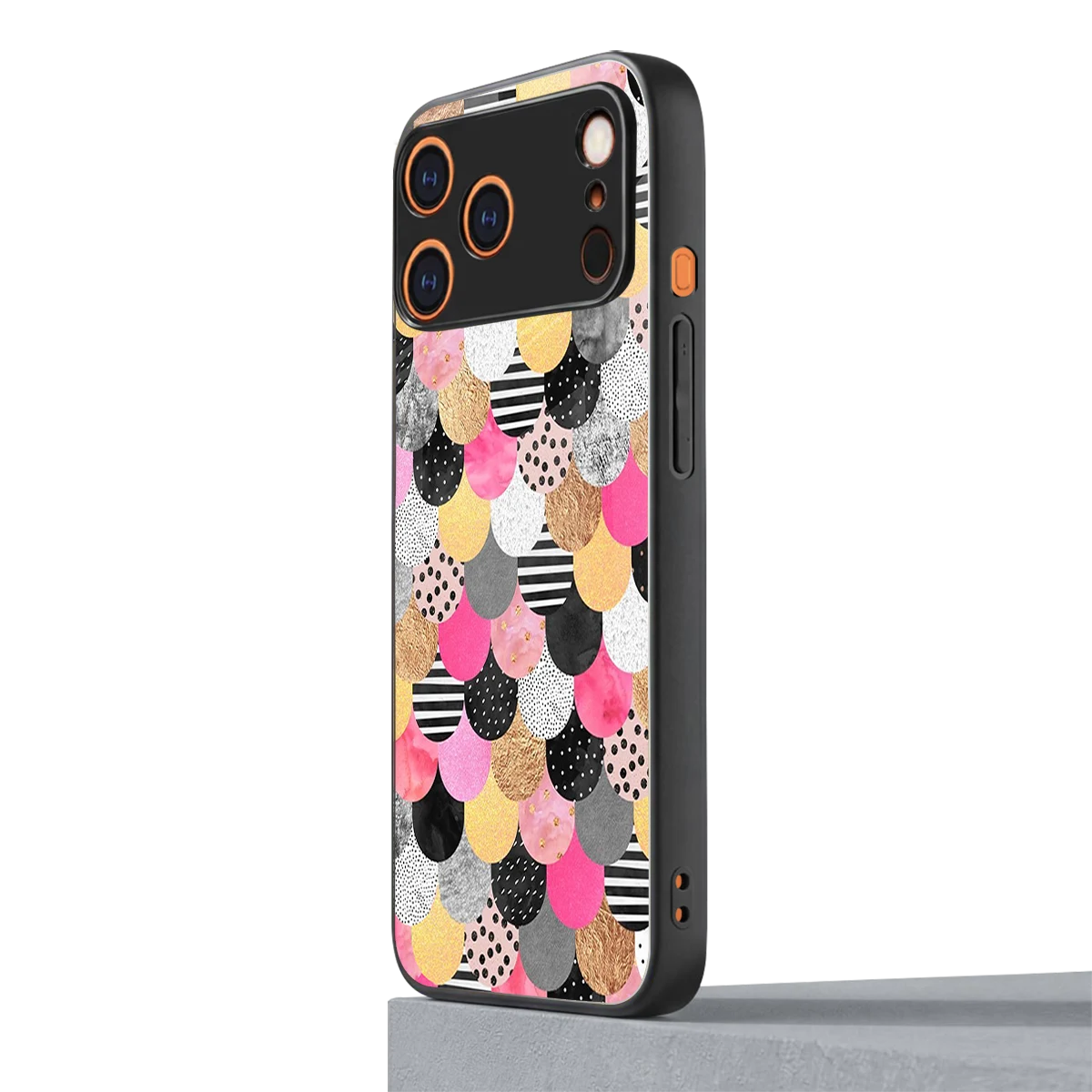Mermaid Glow iphone 17 pro mobile cover | shockproof glass phone case