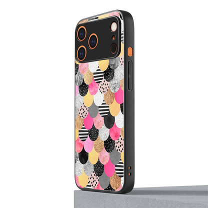 Mermaid Glow iphone 17 pro mobile cover | shockproof glass phone case