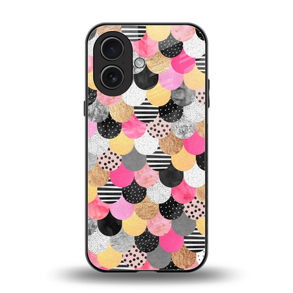 Mermaid Glow back phone cover | glass case for iphone 17