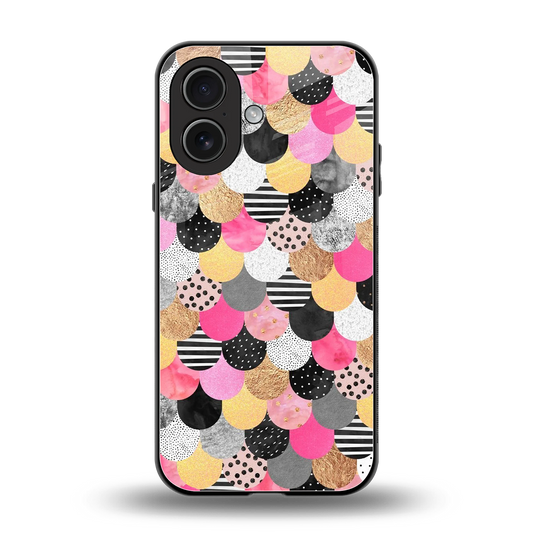 Mermaid Glow back phone cover | glass case for iphone 17