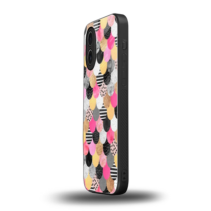 Mermaid Glow iphone 17 mobile cover | shockproof glass phone case
