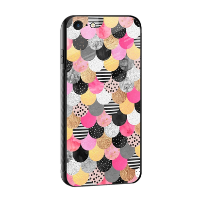 Mermaid Glow sleek iphone 6 cover with tempered glass back and TPU edges