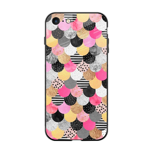 Mermaid Glow back phone cover | glass case for iphone 7