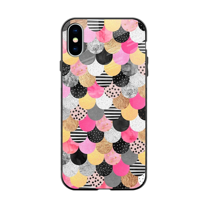 Mermaid Glow back phone cover | glass case for iphone xs