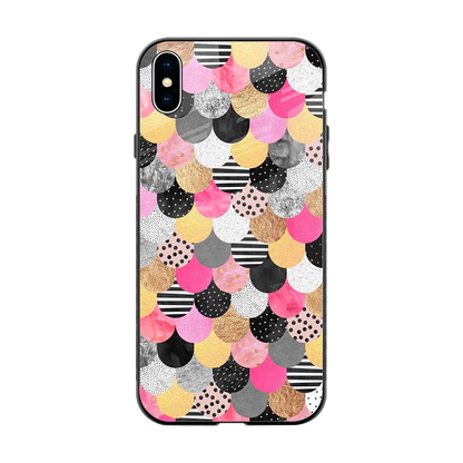 Mermaid Glow back phone cover | glass case for iphone xs max