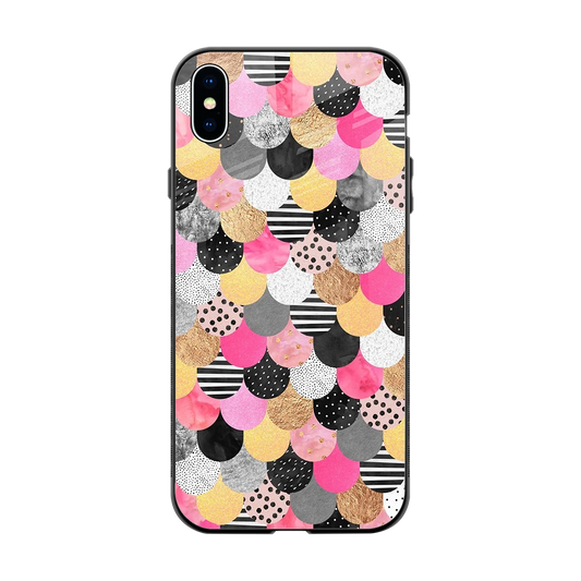 Mermaid Glow back phone cover | glass case for iphone xs max