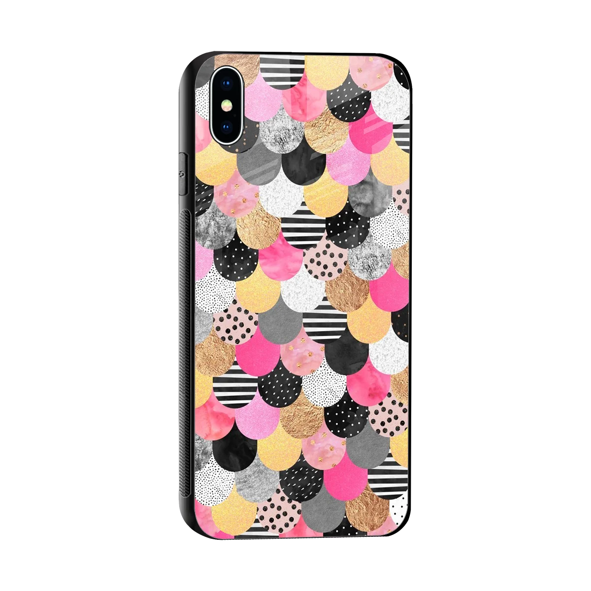 Mermaid Glow sleek iphone xs max cover with tempered glass back and TPU edges