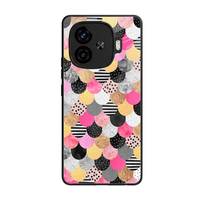 Mermaid Glow back phone cover | glass case for iqoo neo 10r 5g