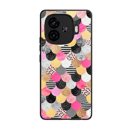 Mermaid Glow back phone cover | glass case for iqoo neo 10r 5g