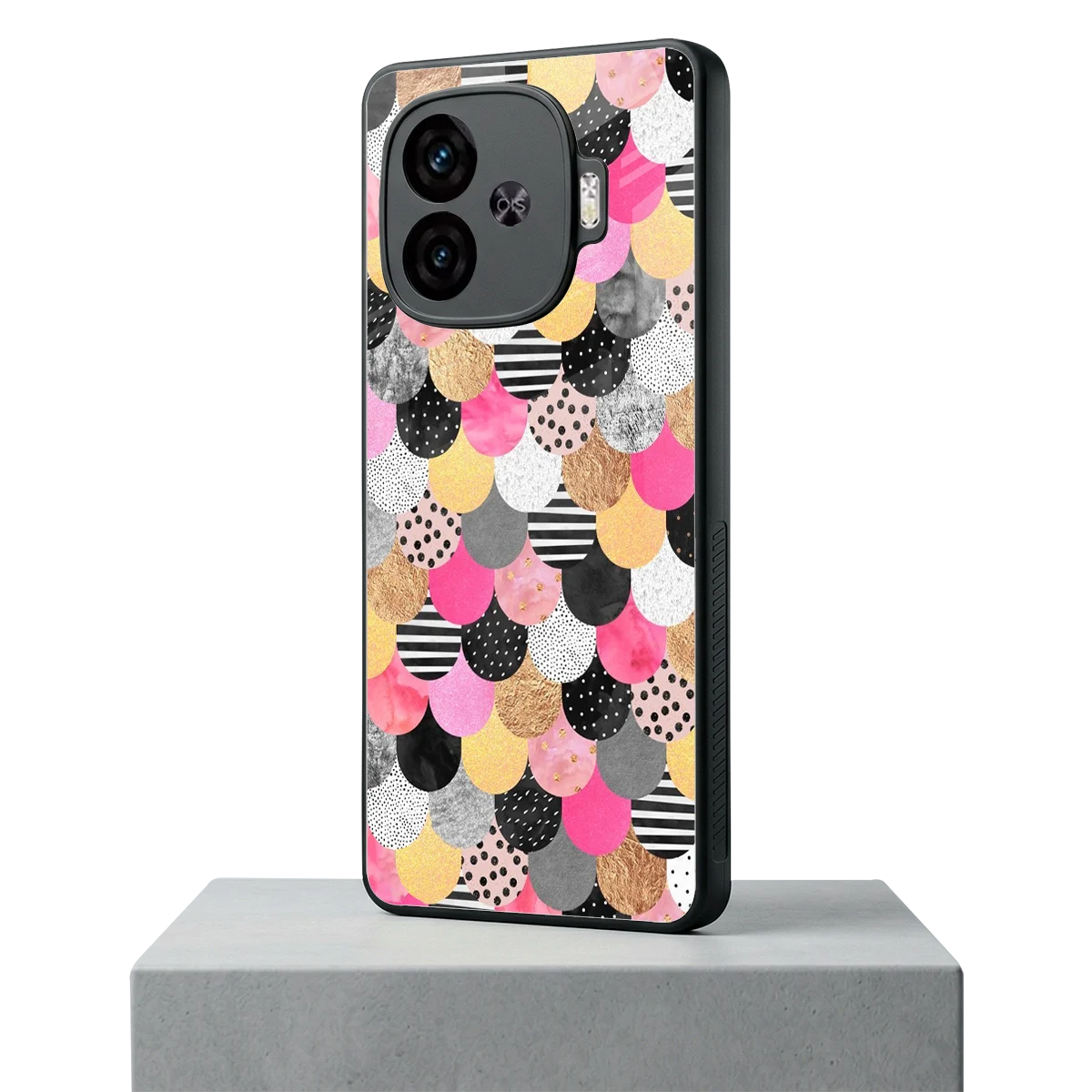 Mermaid Glow iqoo neo 10r 5g mobile cover | shockproof glass phone case