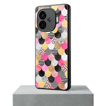 Mermaid Glow iqoo neo 10r 5g mobile cover | shockproof glass phone case