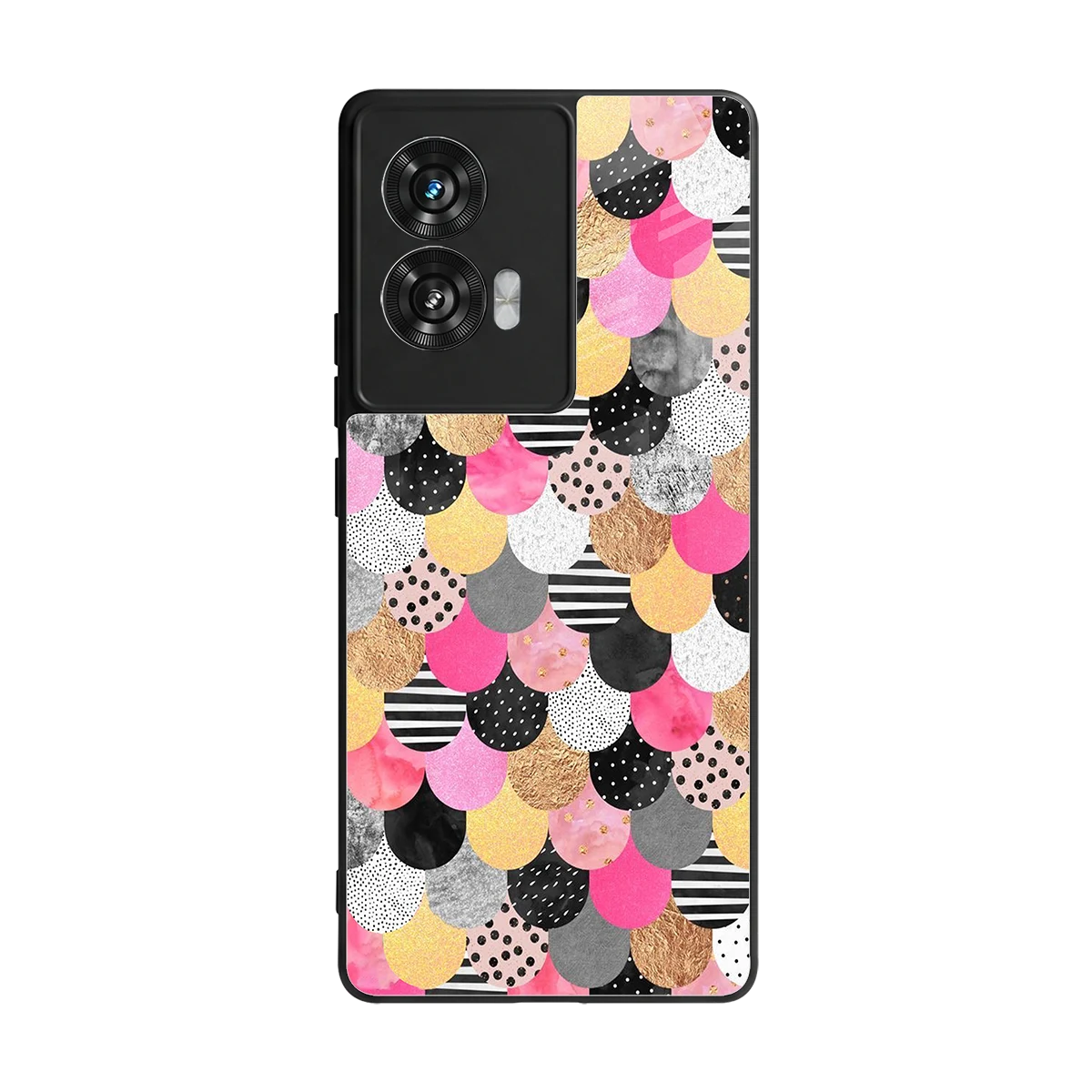 Mermaid Glow back phone cover | glass case for motorola edge 50 fusion