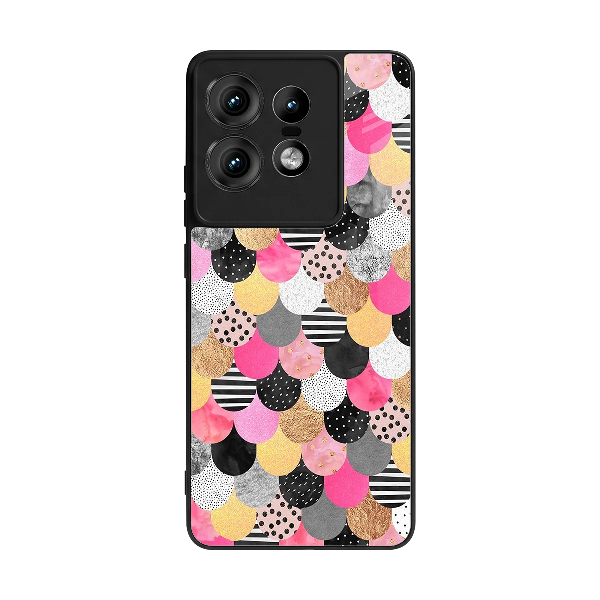 Mermaid Glow back phone cover | glass case for motorola edge 50 pro