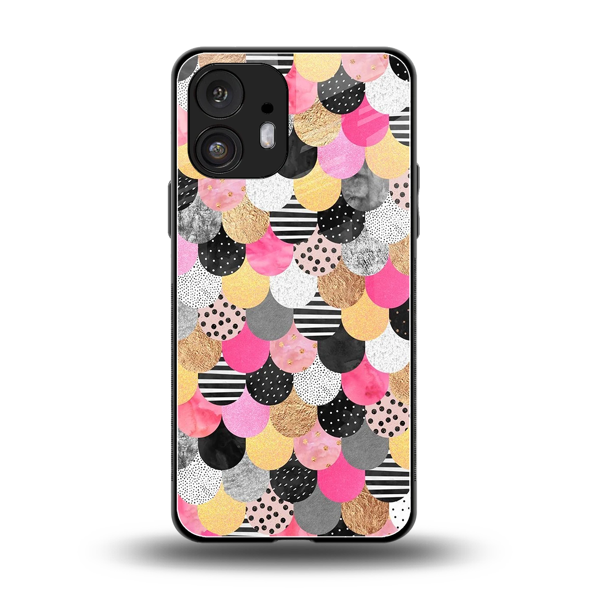Mermaid Glow back phone cover | glass case for nothing phone 2