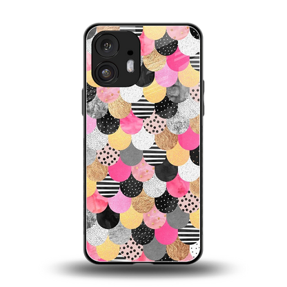 Mermaid Glow back phone cover | glass case for nothing phone 2