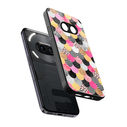 Mermaid Glow sleek nothing phone 2a plus cover with tempered glass back and TPU edges