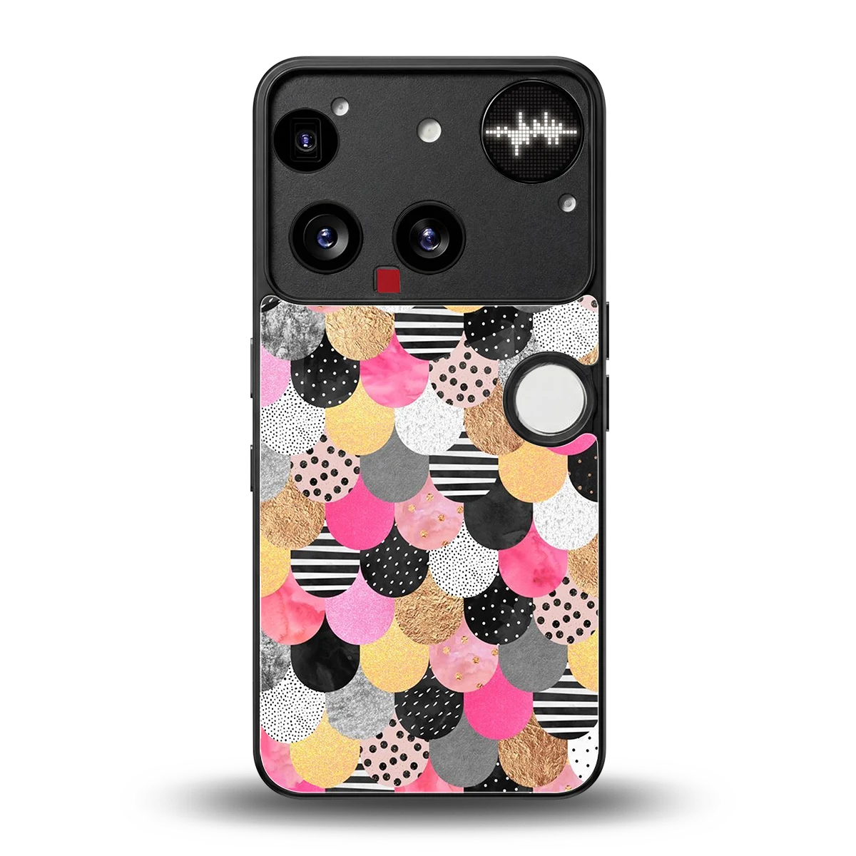 Mermaid Glow back phone cover | glass case for nothing phone 3