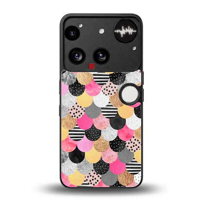 Mermaid Glow back phone cover | glass case for nothing phone 3