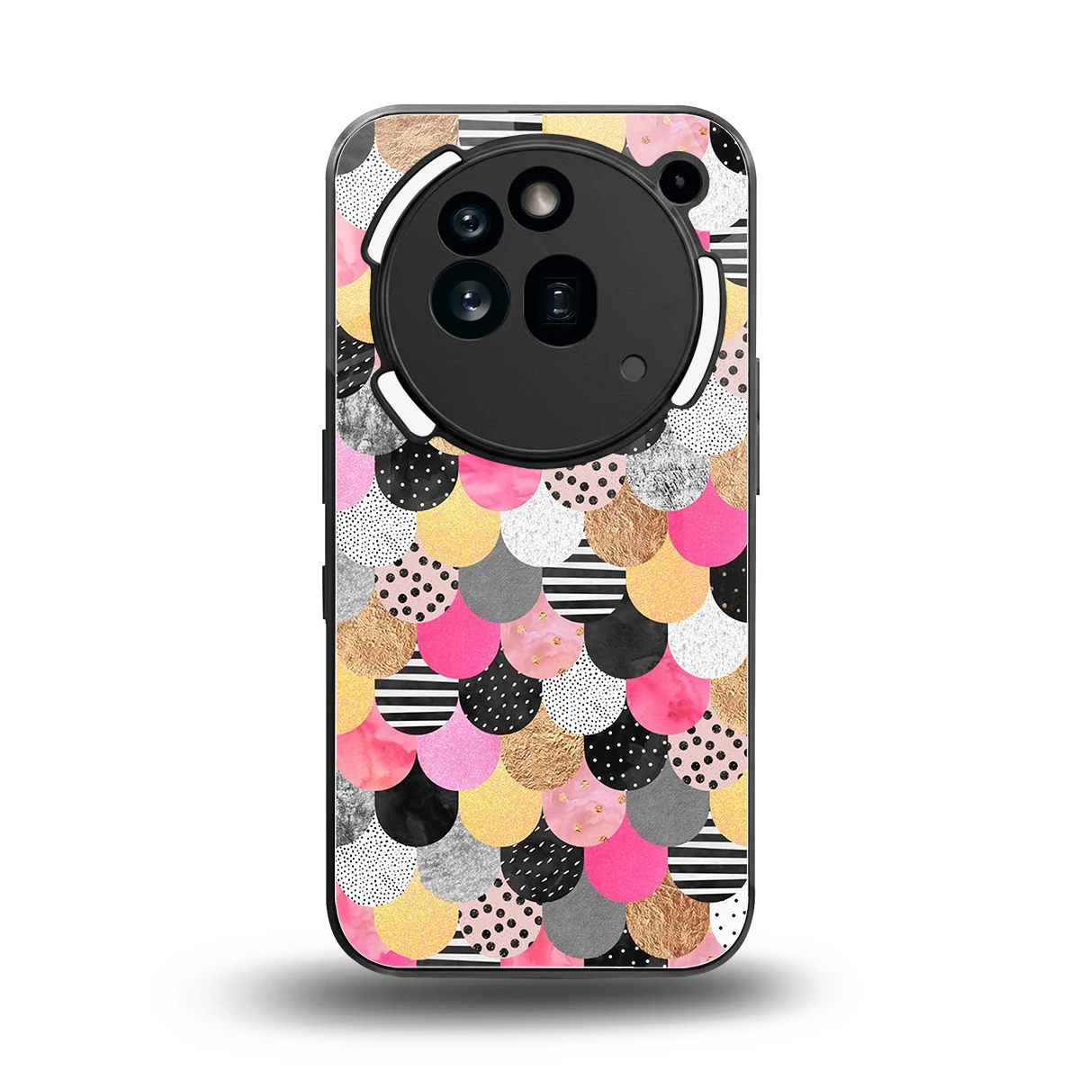 Mermaid Glow back phone cover | glass case for nothing phone 3a pro