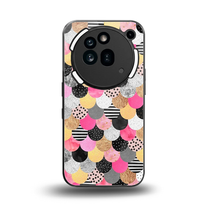 Mermaid Glow back phone cover | glass case for nothing phone 3a pro