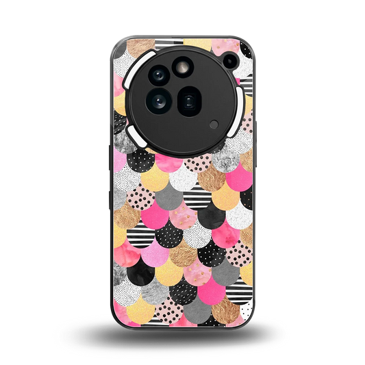 Mermaid Glow back phone cover | glass case for nothing phone 3a pro