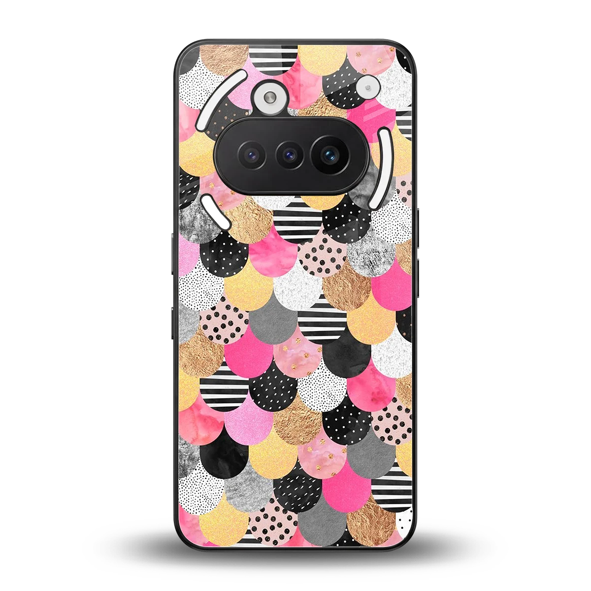Mermaid Glow back phone cover | glass case for nothing phone 3a