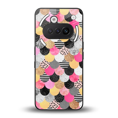 Mermaid Glow back phone cover | glass case for nothing phone 3a