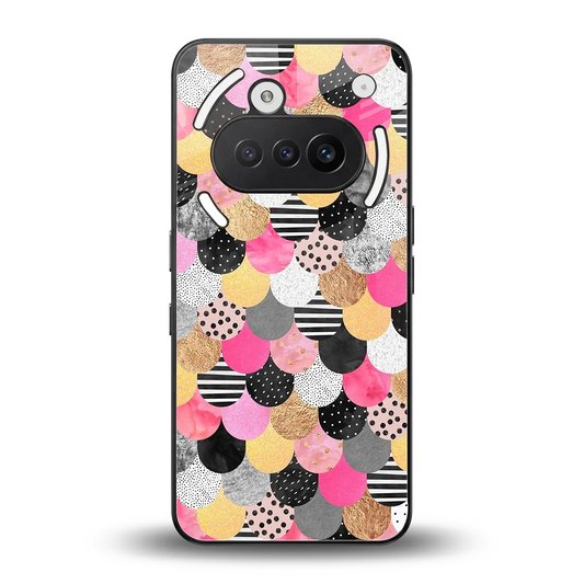 Mermaid Glow back phone cover | glass case for nothing phone 3a
