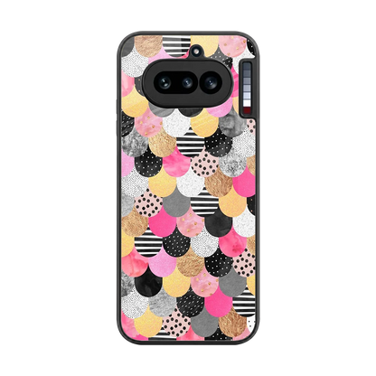 Mermaid Glow back phone cover | glass case for nothing phone 4a