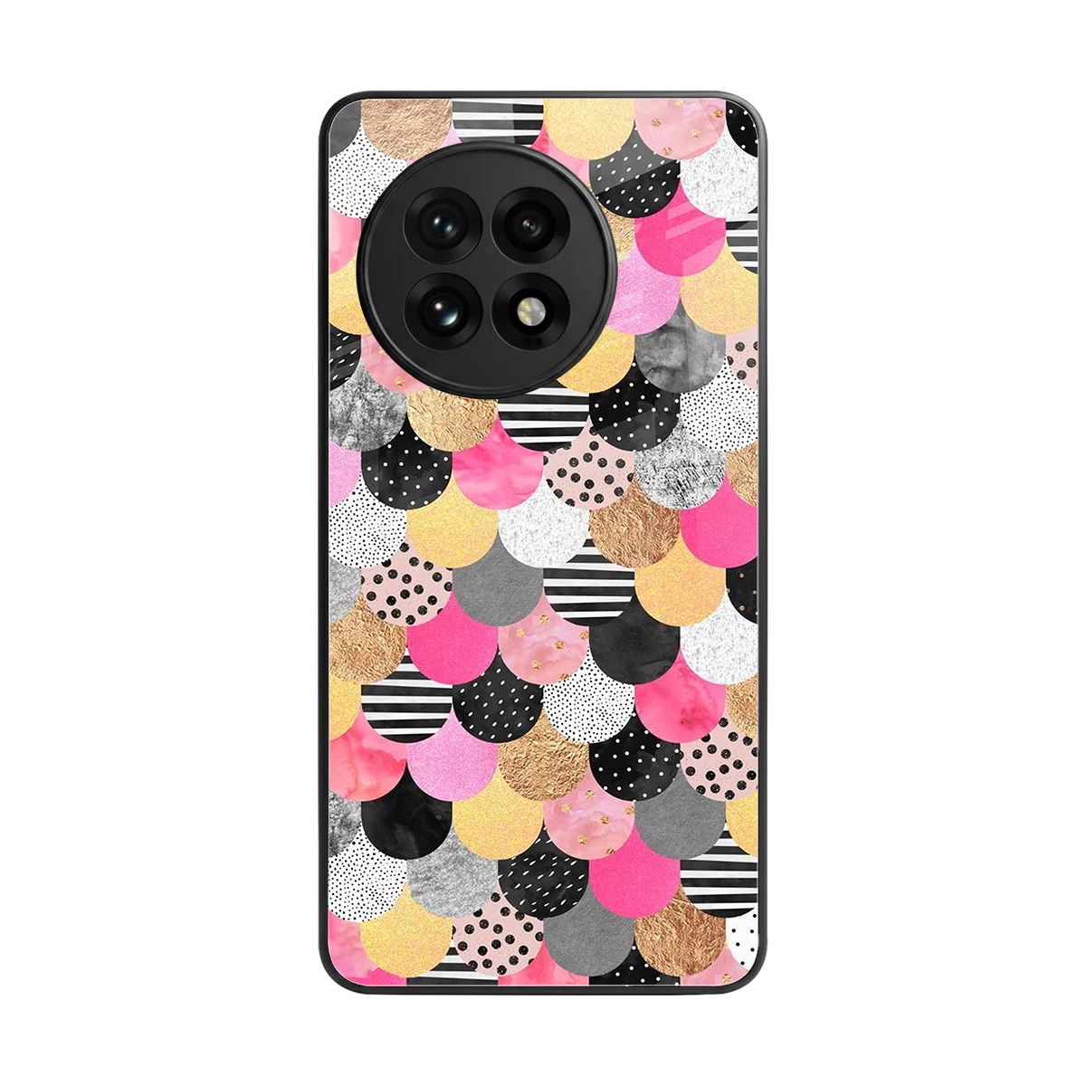 Mermaid Glow back phone cover | glass case for oneplus 13r