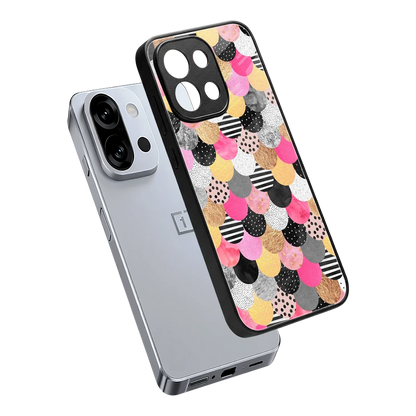 Mermaid Glow sleek oneplus 13s cover with tempered glass back and TPU edges
