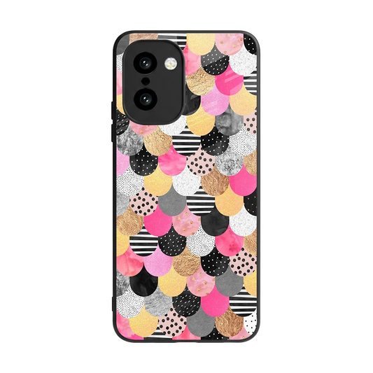 Mermaid Glow back phone cover | glass case for oneplus 15r