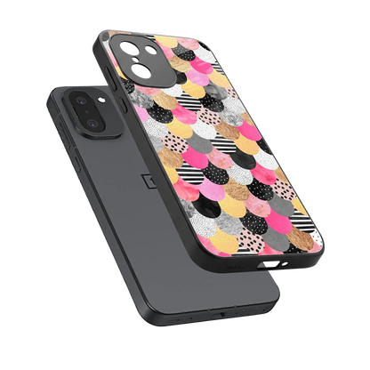 Mermaid Glow sleek oneplus 15r cover with tempered glass back and TPU edges