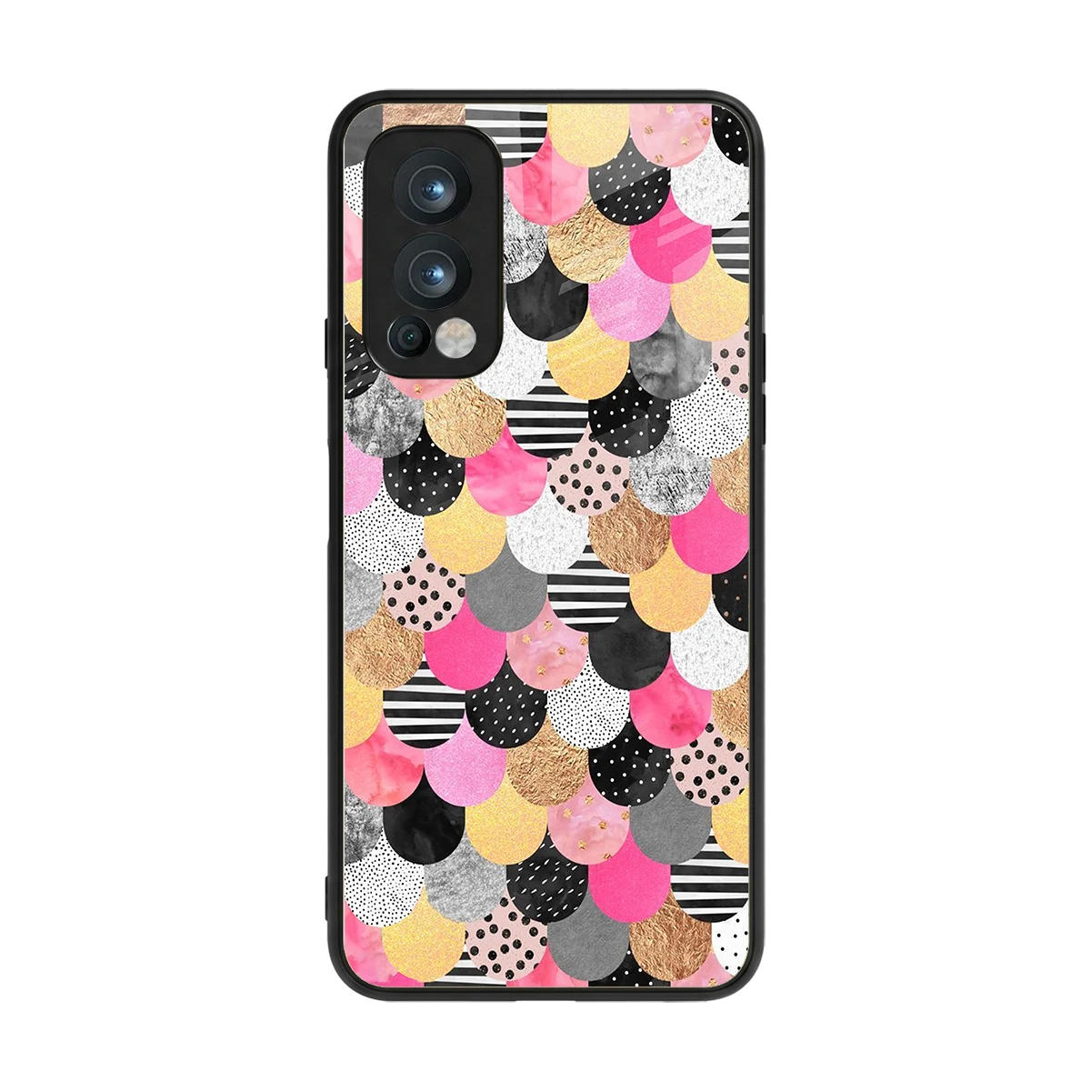 Mermaid Glow back phone cover | glass case for oneplus nord 2